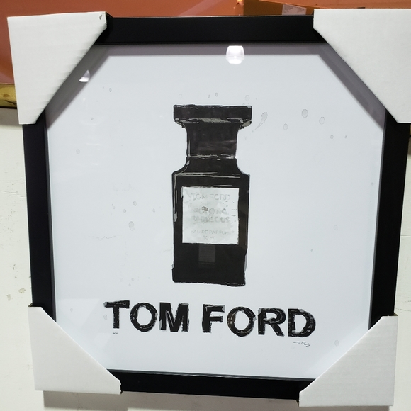 Fairchild Paris Other - Tom Ford Black Framed Wall Art - Perfume Bottle Print